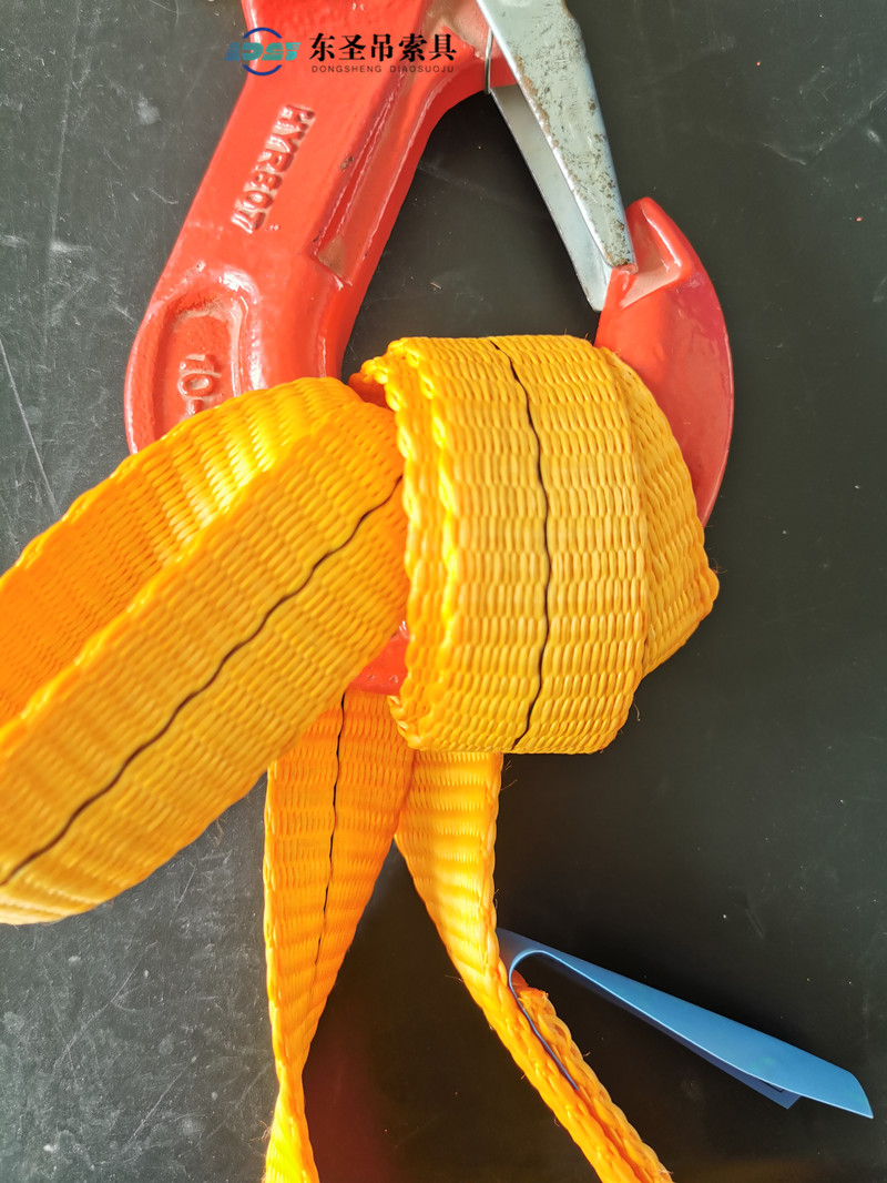 吊裝帶錯(cuò)誤掛法纏繞