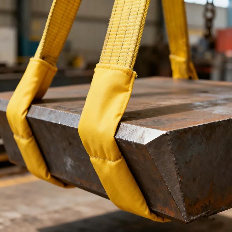 扁平彩色吊裝帶吊裝重物